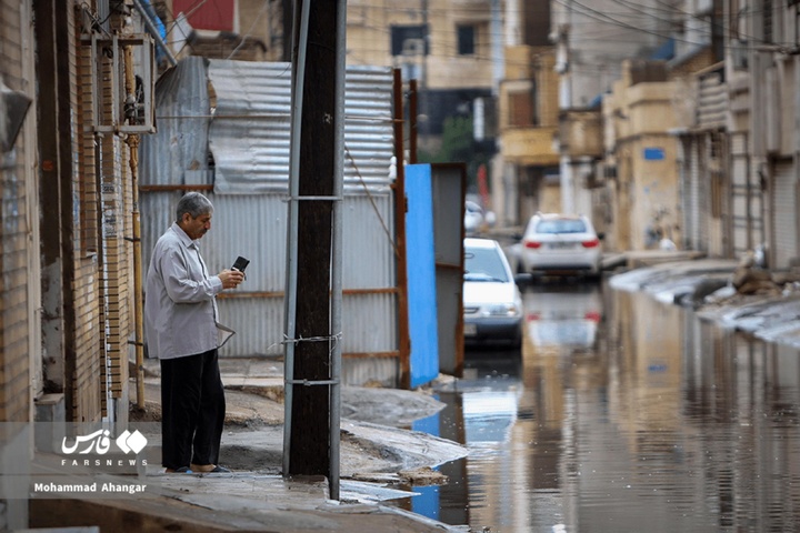 اهواز در آب