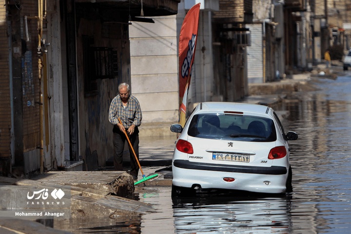 اهواز در آب