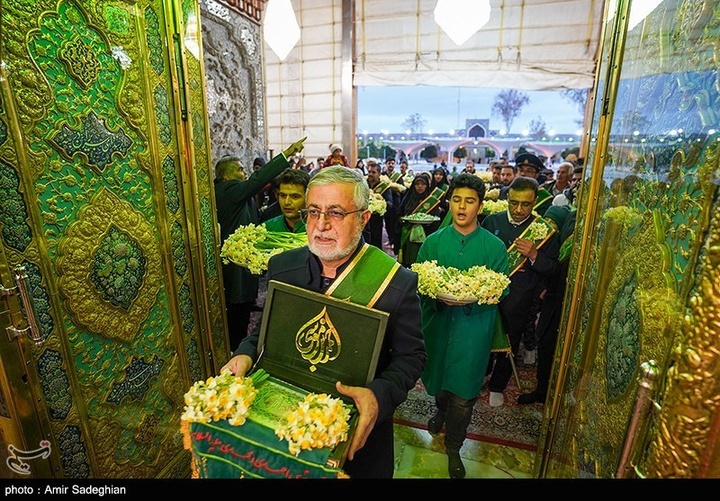 مراسم اعیاد شعبانیه در حرم مطهر حضرت شاهچراغ علیه السلام