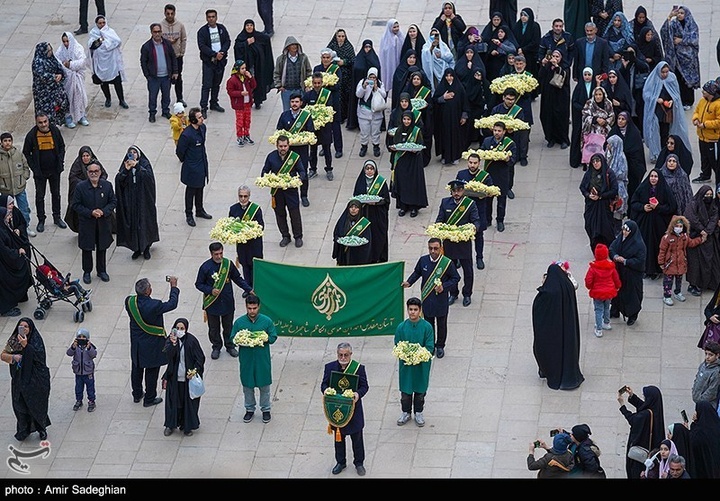 مراسم اعیاد شعبانیه در حرم مطهر حضرت شاهچراغ علیه السلام