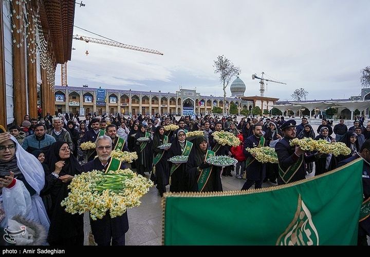 مراسم اعیاد شعبانیه در حرم مطهر حضرت شاهچراغ علیه السلام