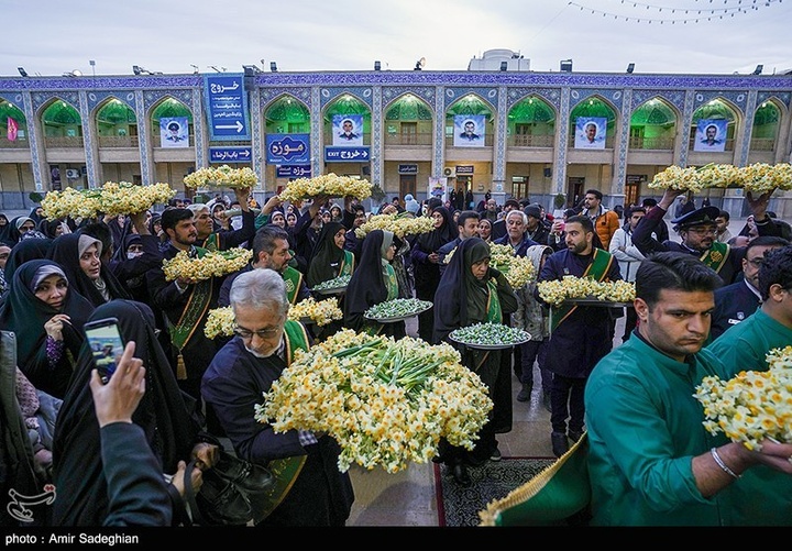 مراسم اعیاد شعبانیه در حرم مطهر حضرت شاهچراغ علیه السلام