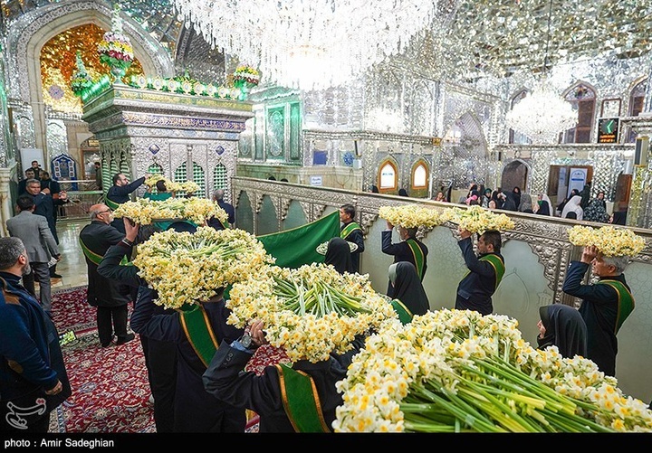 مراسم اعیاد شعبانیه در حرم مطهر حضرت شاهچراغ علیه السلام