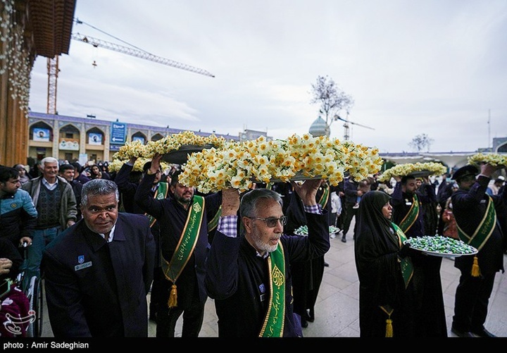 مراسم اعیاد شعبانیه در حرم مطهر حضرت شاهچراغ علیه السلام