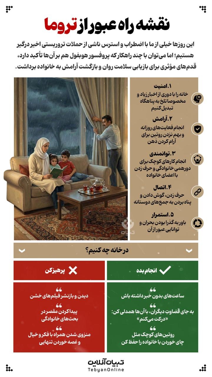 نقشه راه عبور از تروما