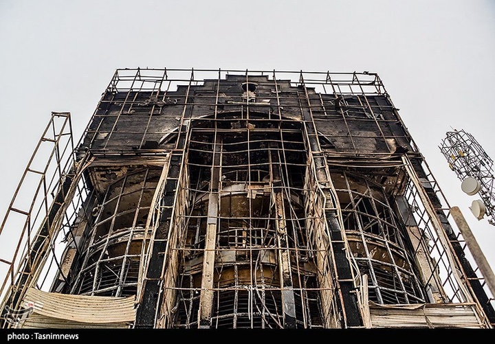 خسارات اغتشاشات اخیر به اماکن عمومی در مرودشت - فارس