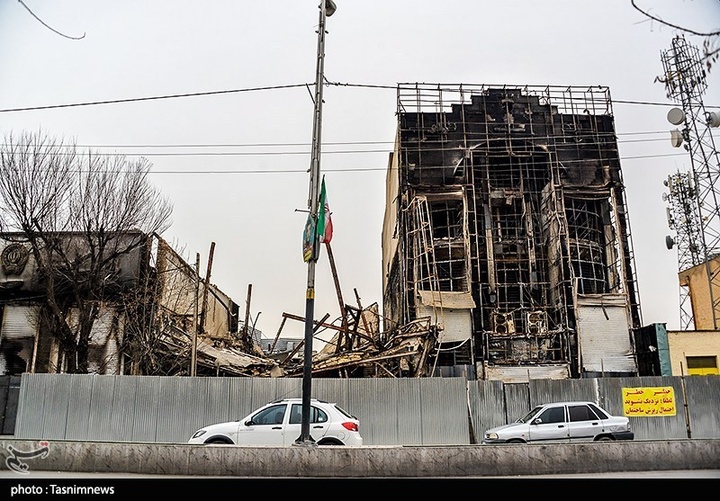 خسارات اغتشاشات اخیر به اماکن عمومی در مرودشت - فارس