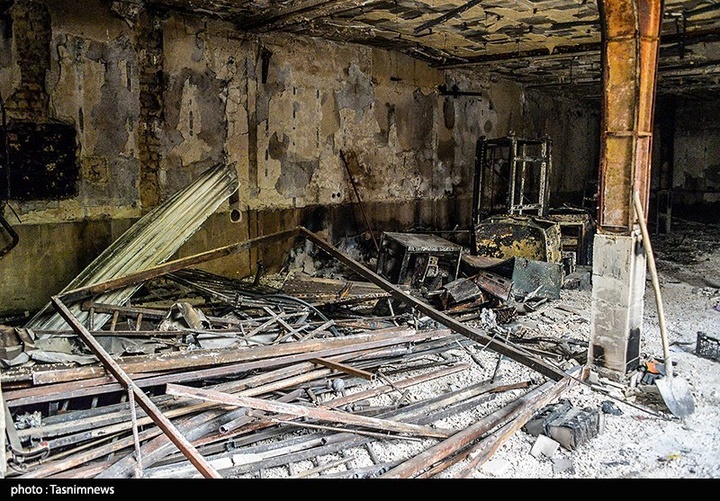 خسارات اغتشاشات اخیر به اماکن عمومی در مرودشت - فارس