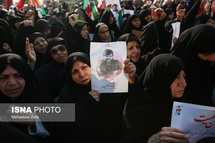 تشییع پیکر شهید مدافع امنیت - مشهد