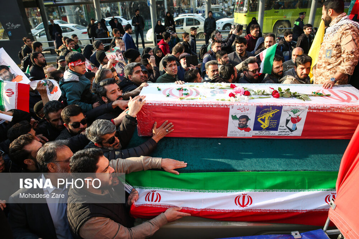 تشییع پیکر شهید مدافع امنیت - مشهد