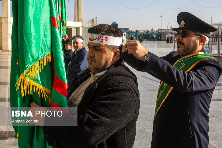 آیین جاروکشی خادمان مسجد مقدس جمکران