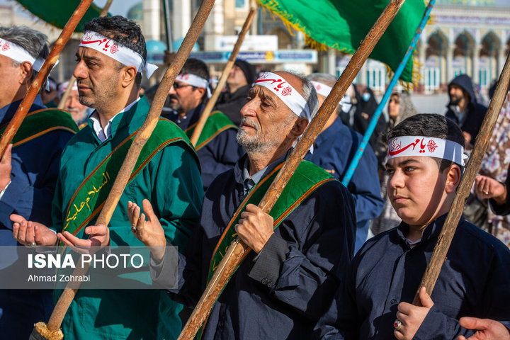 آیین جاروکشی خادمان مسجد مقدس جمکران