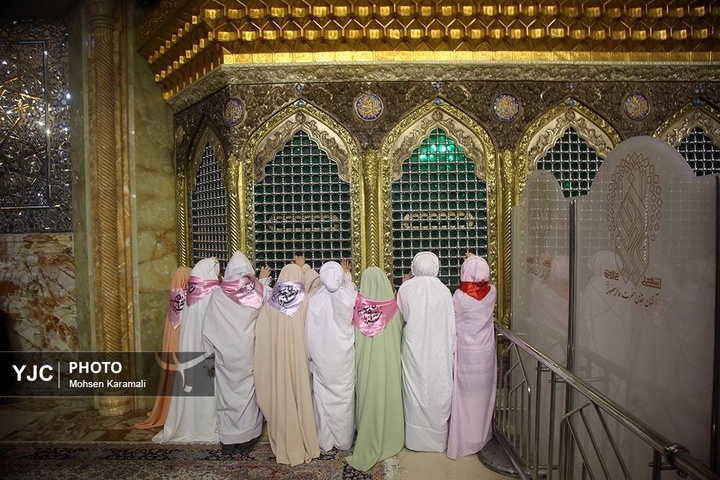 جشن تکلیف ۲ هزار دختر ۹ ساله در حرم کریمه اهل بیت سلام الله علیها