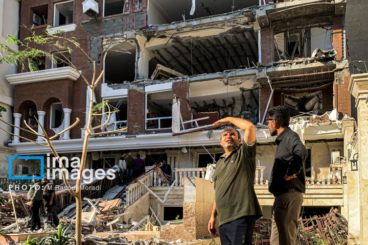 انفجار یک ساختمان در بندرعباس