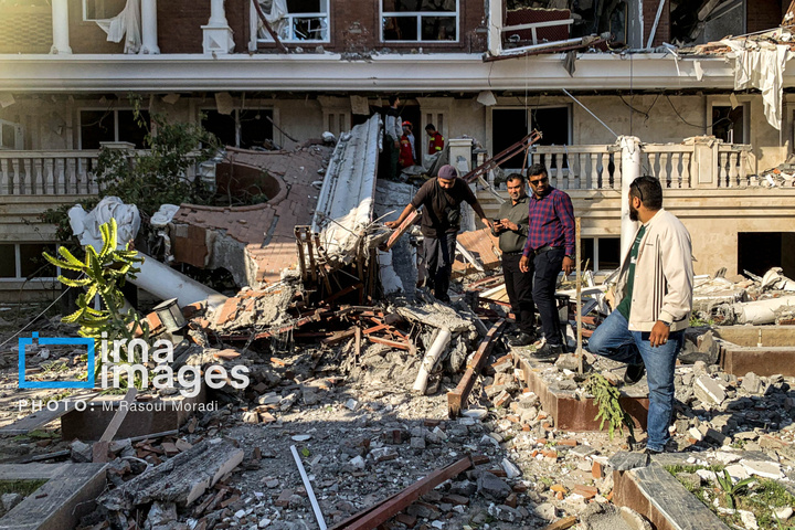 انفجار یک ساختمان در بندرعباس