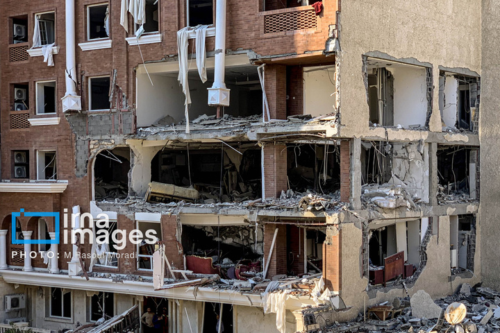 انفجار یک ساختمان در بندرعباس