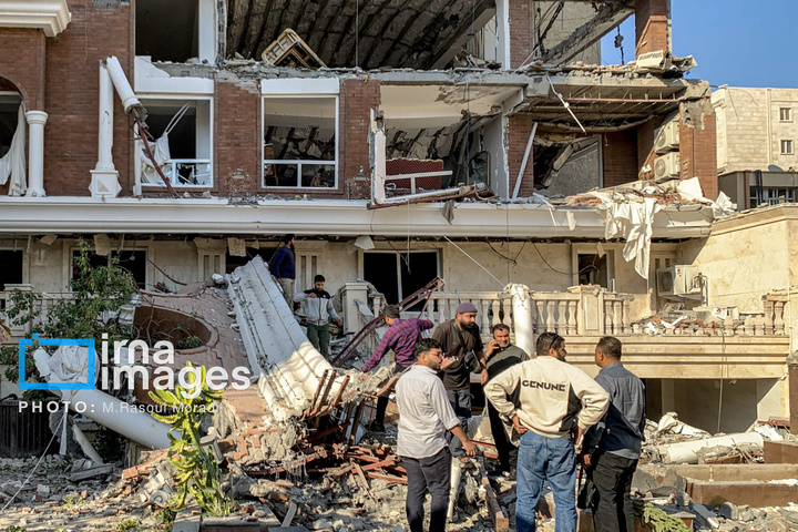 انفجار یک ساختمان در بندرعباس