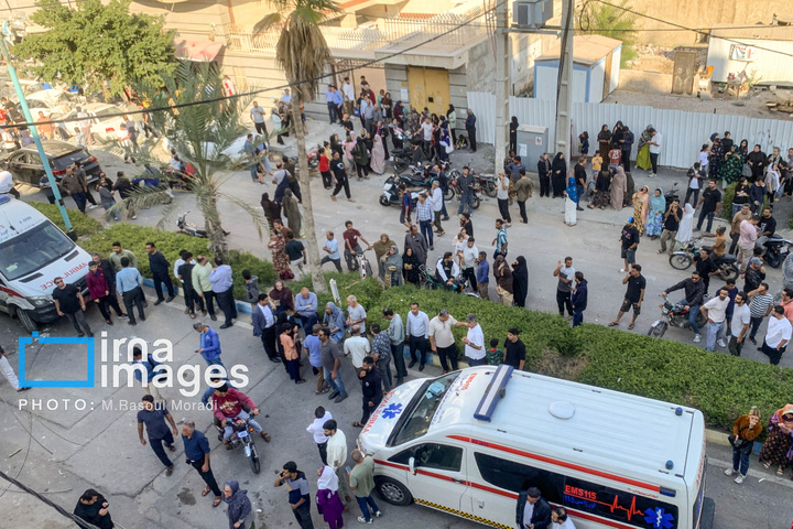 انفجار یک ساختمان در بندرعباس