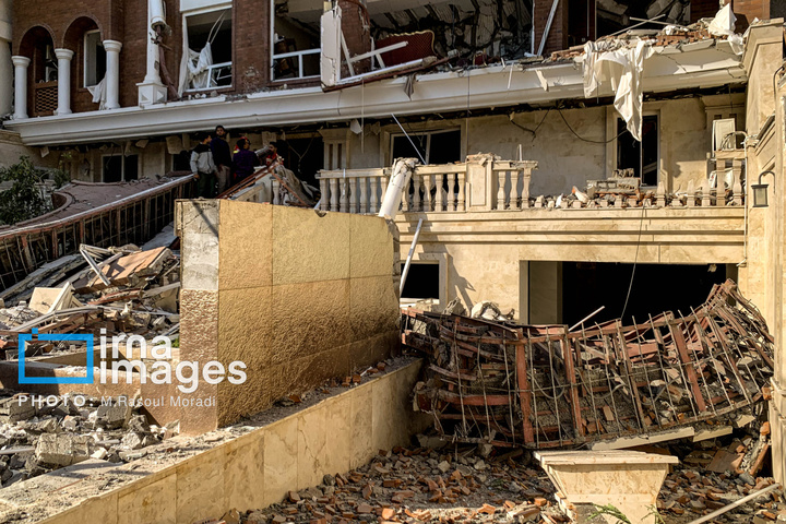 انفجار یک ساختمان در بندرعباس