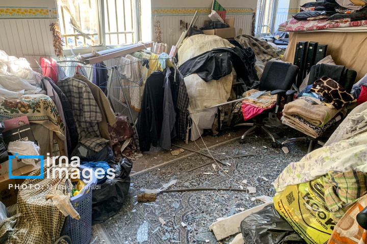 انفجار یک ساختمان در بندرعباس