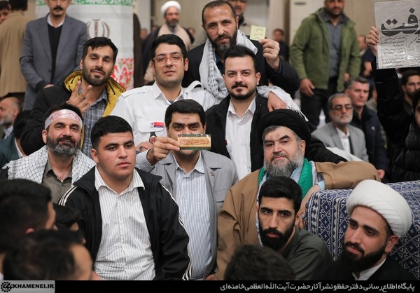 دیدار اقشار مردم به مناسبت چهل‌وهفتمین سالگرد پیروزی انقلاب اسلامی