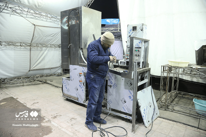 آماده‌سازی مواکب برای جشن نیمه شعبان