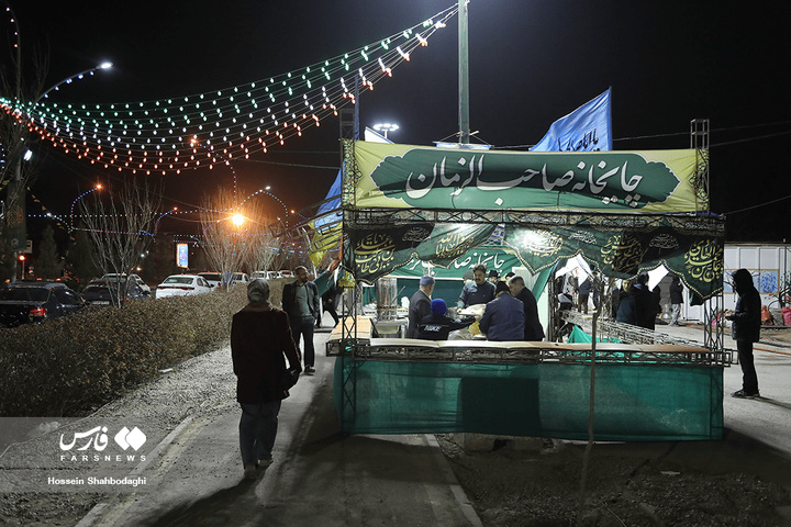 آماده‌سازی مواکب برای جشن نیمه شعبان