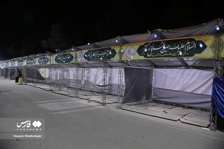 آماده‌سازی مواکب برای جشن نیمه شعبان