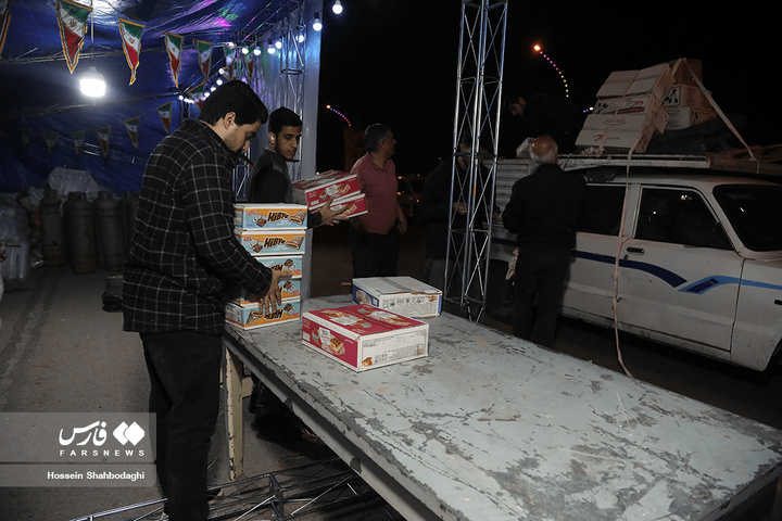 آماده‌سازی مواکب برای جشن نیمه شعبان