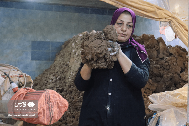 کارگاه تولید «گَمَج» در گیلان