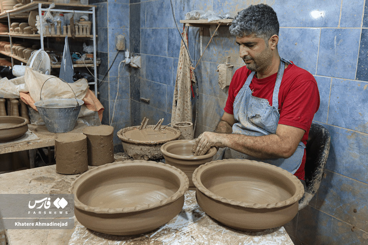 کارگاه تولید «گَمَج» در گیلان