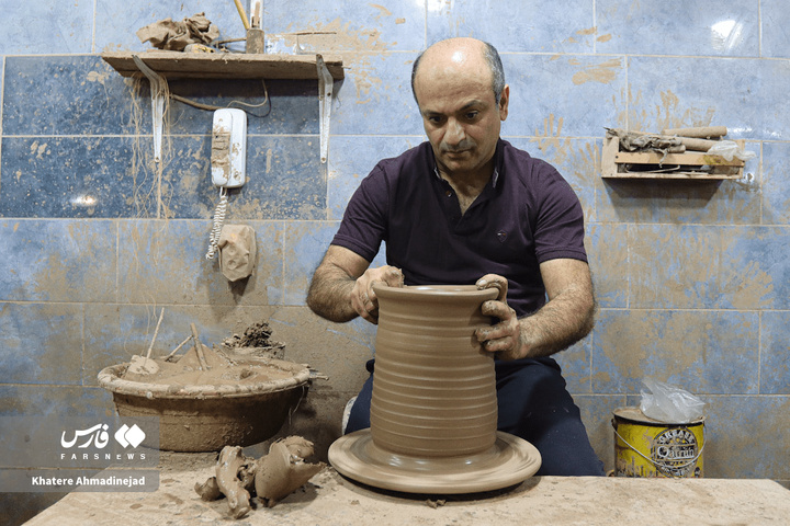 کارگاه تولید «گَمَج» در گیلان