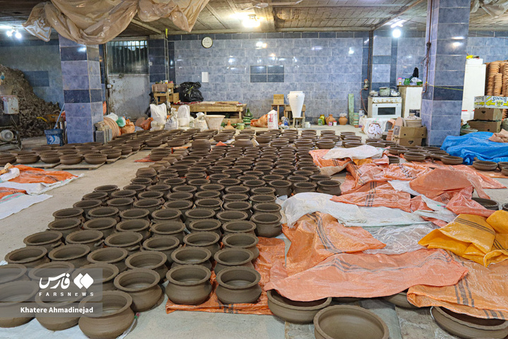 کارگاه تولید «گَمَج» در گیلان