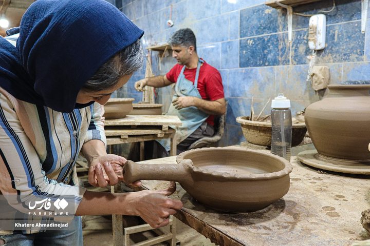 کارگاه تولید «گَمَج» در گیلان