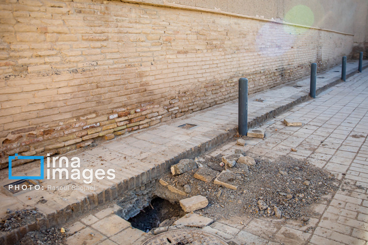 رطوبت بلای مسجد جامع عتیق اصفهان