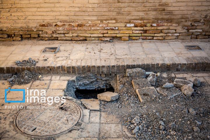 رطوبت بلای مسجد جامع عتیق اصفهان