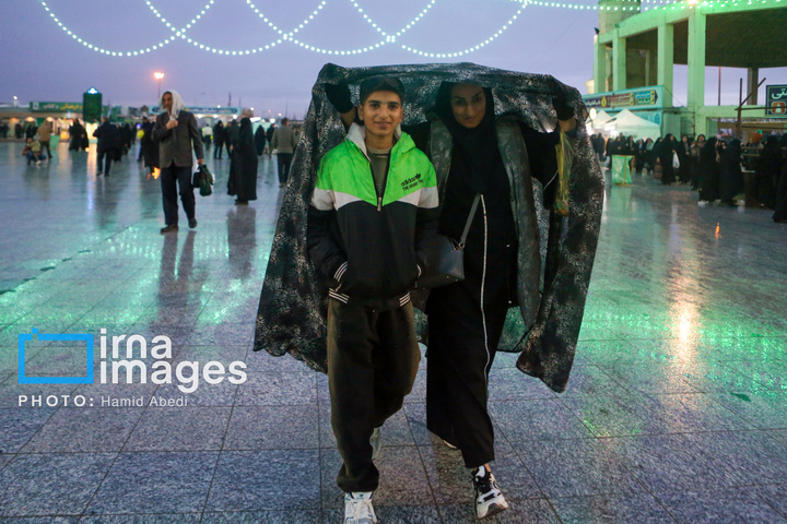 شب نیمه شعبان در مسجد جمکران