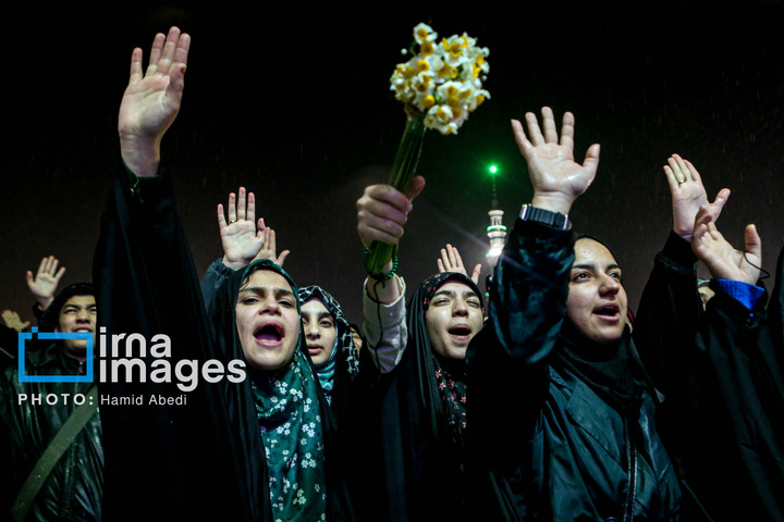 شب نیمه شعبان در مسجد جمکران