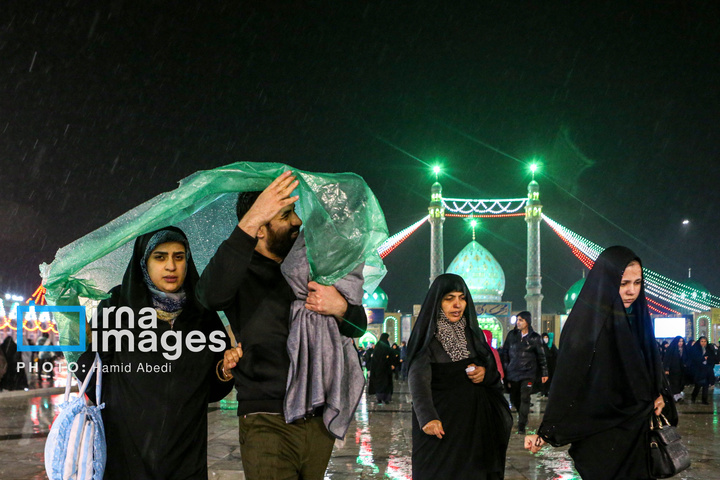 شب نیمه شعبان در مسجد جمکران