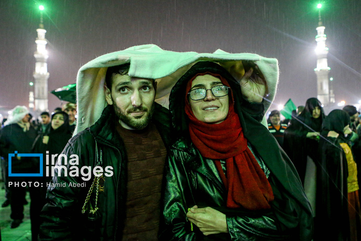 شب نیمه شعبان در مسجد جمکران