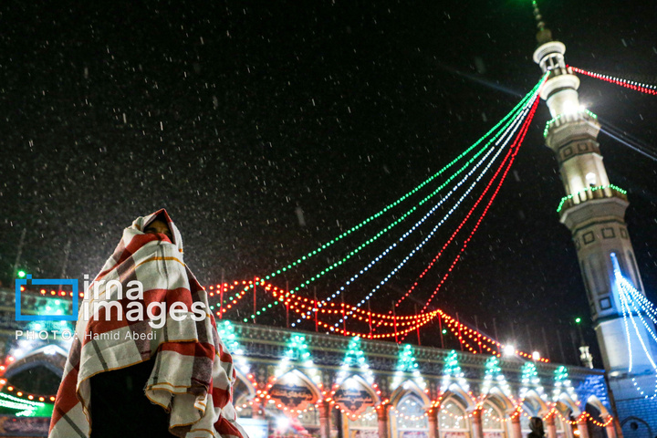 شب نیمه شعبان در مسجد جمکران