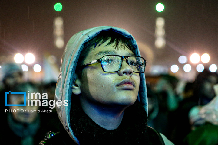 شب نیمه شعبان در مسجد جمکران