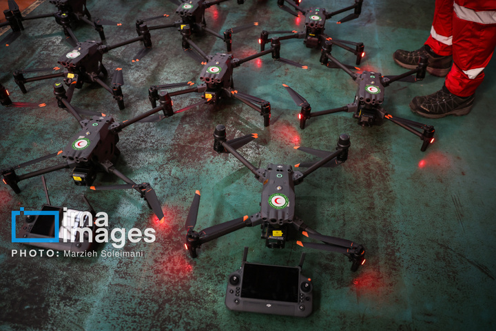 پیوستن پهپادی جمعیت هلال احمر