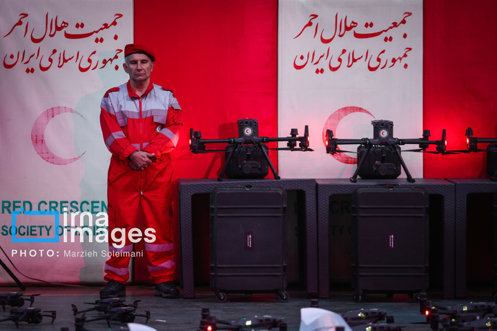 پیوستن پهپادی جمعیت هلال احمر