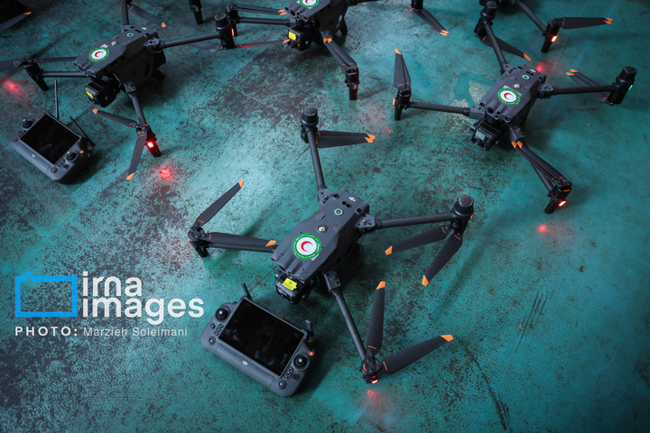 پیوستن پهپادی جمعیت هلال احمر