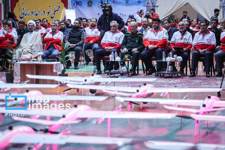 پیوستن پهپادی جمعیت هلال احمر