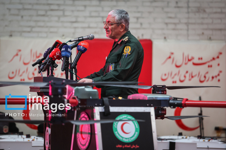 پیوستن پهپادی جمعیت هلال احمر