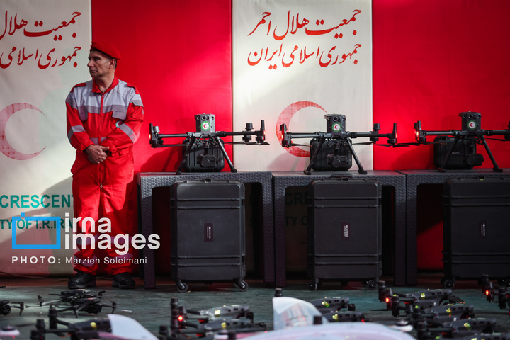 پیوستن پهپادی جمعیت هلال احمر