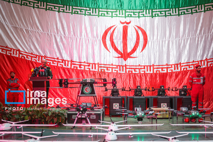 پیوستن پهپادی جمعیت هلال احمر