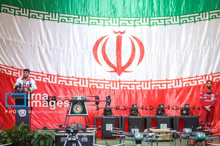 پیوستن پهپادی جمعیت هلال احمر